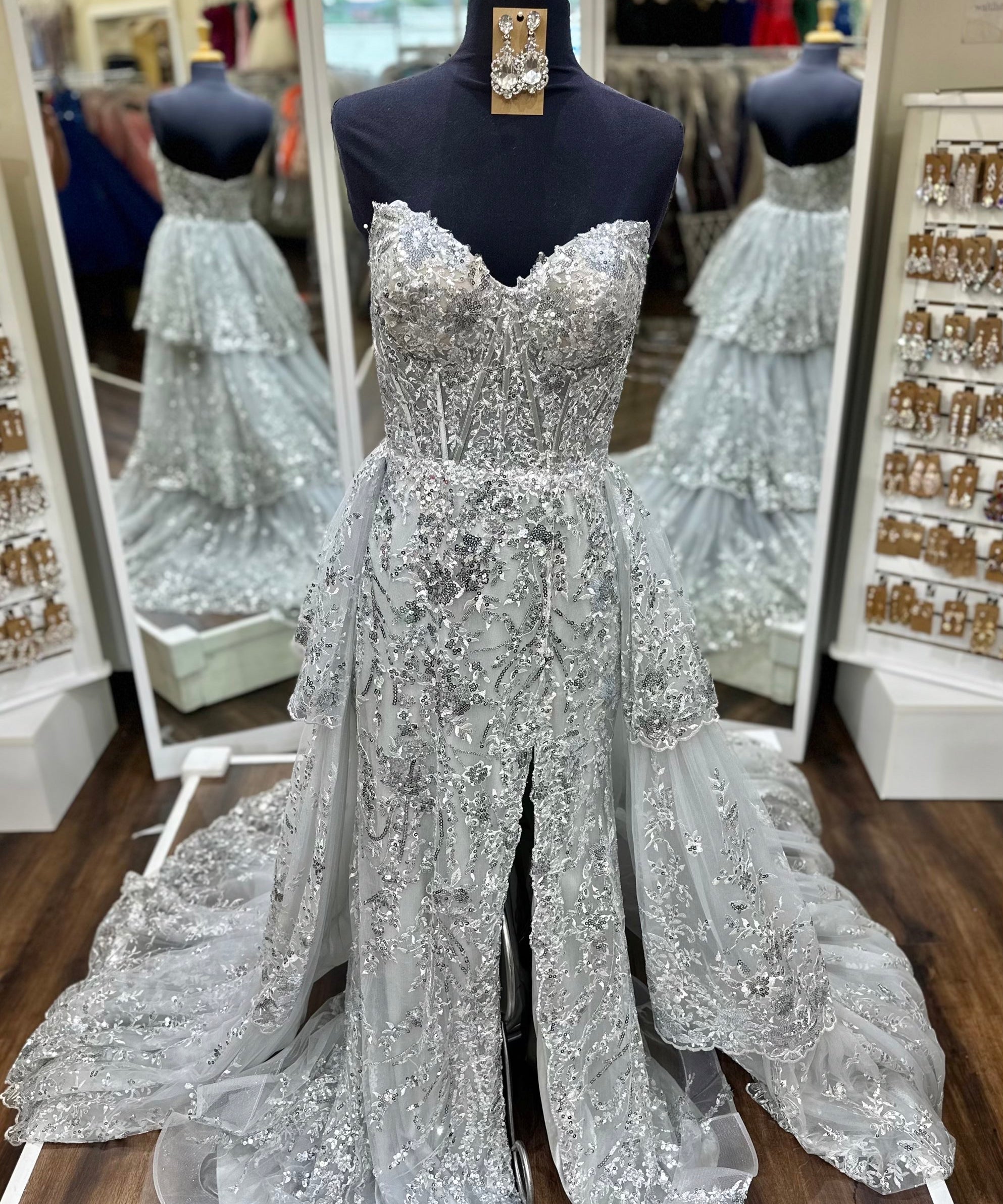 Sherri Hill 56588 Silver