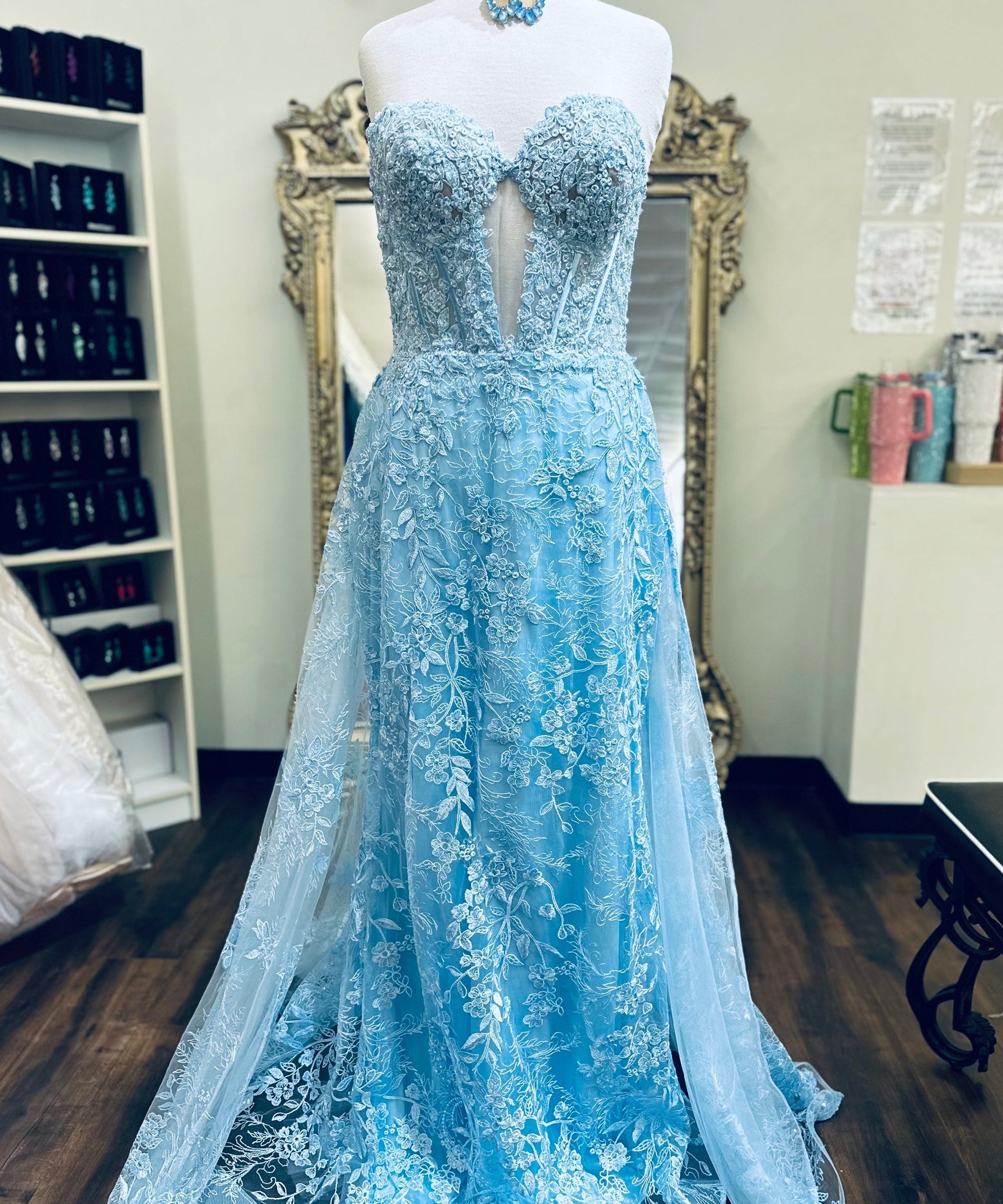 Sherri Hill 56670 Light Blue