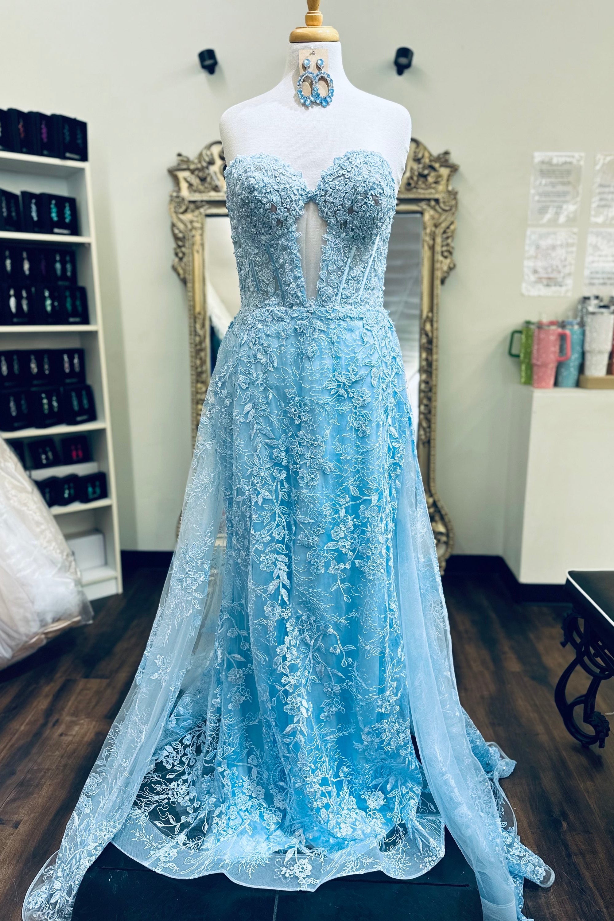 Sherri Hill 56670 Light Blue
