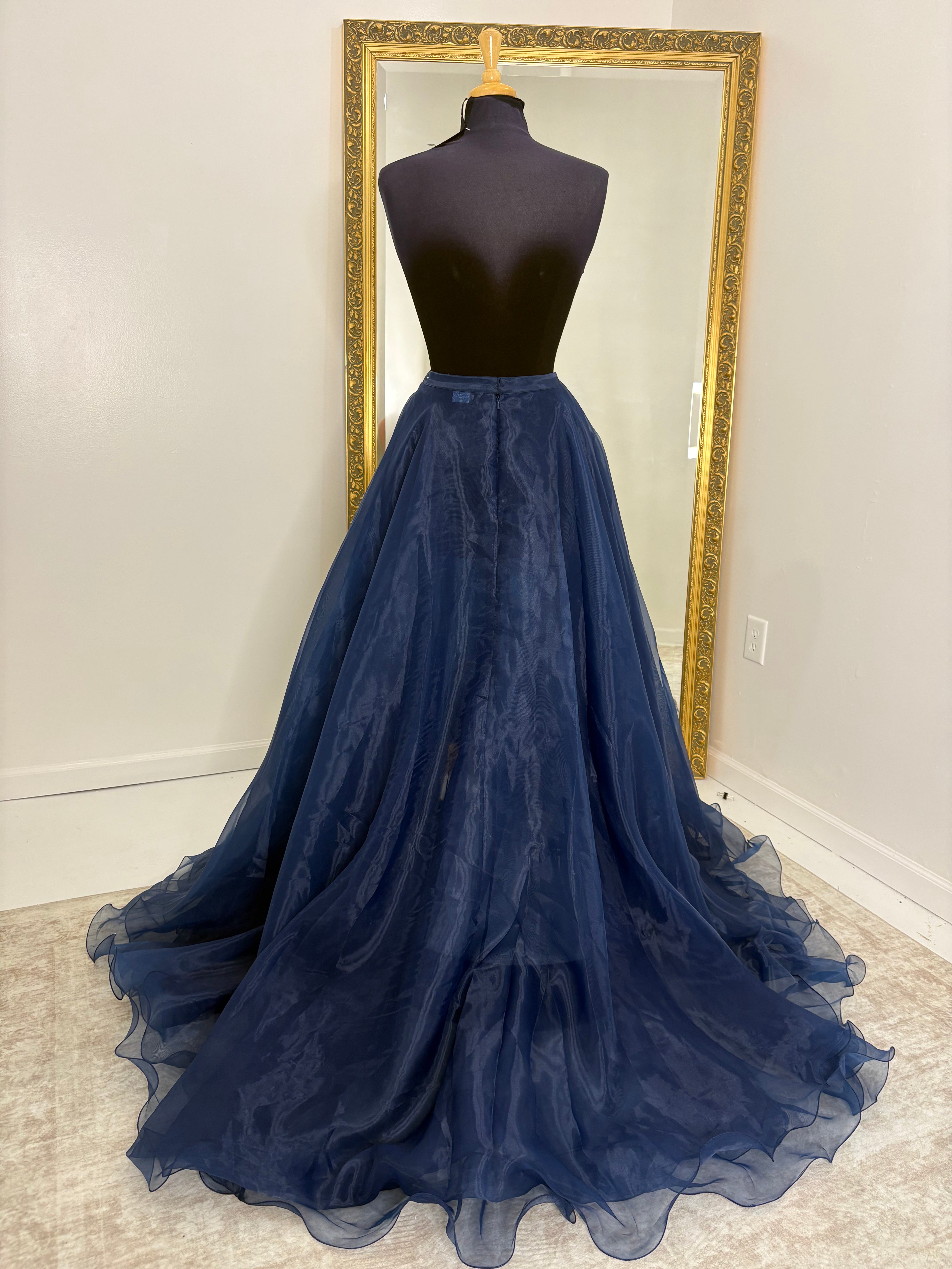Ashley Lauren 1740 Navy (OVERSKIRT ONLY)