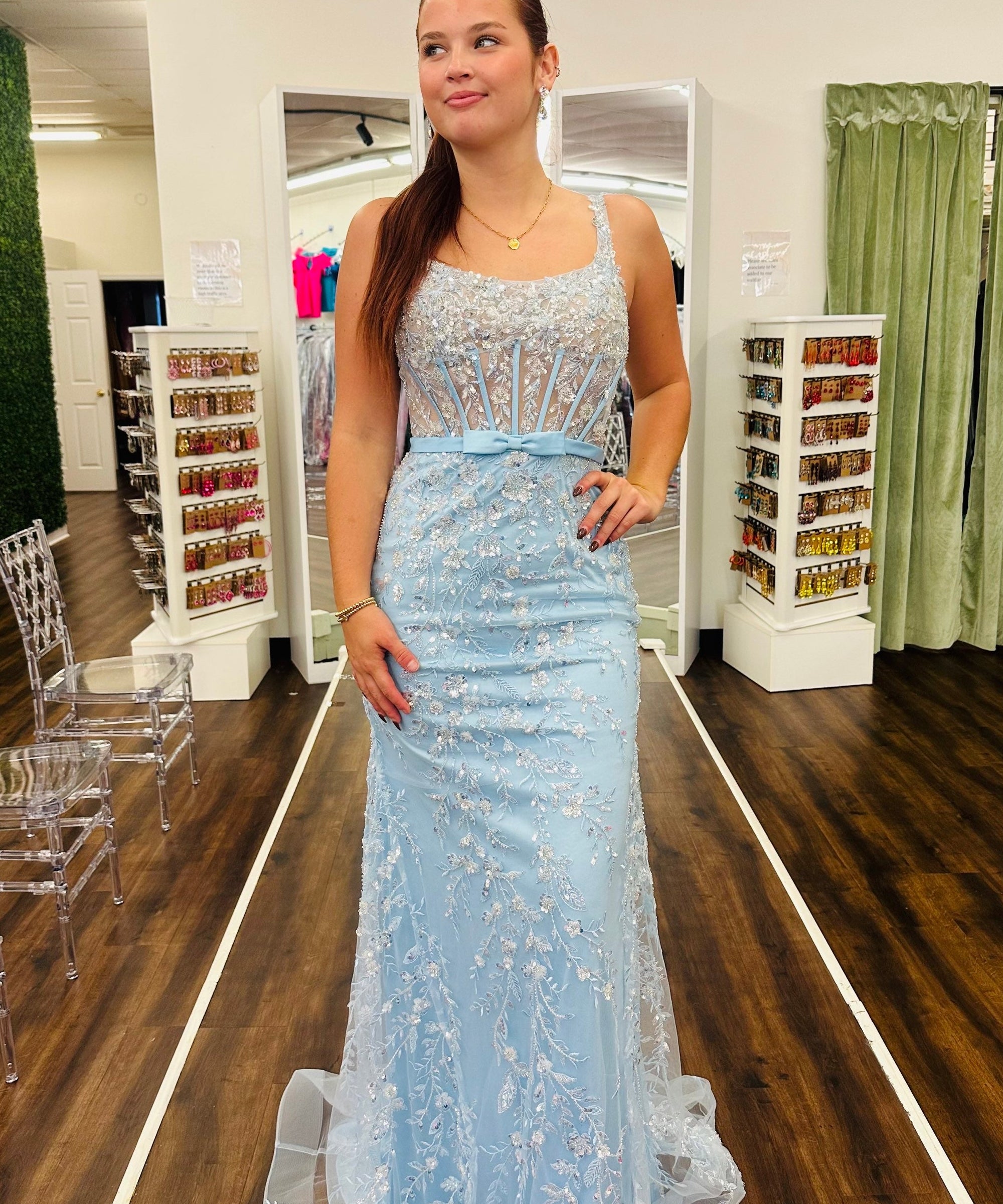 Sherri Hill 56989 Light Blue