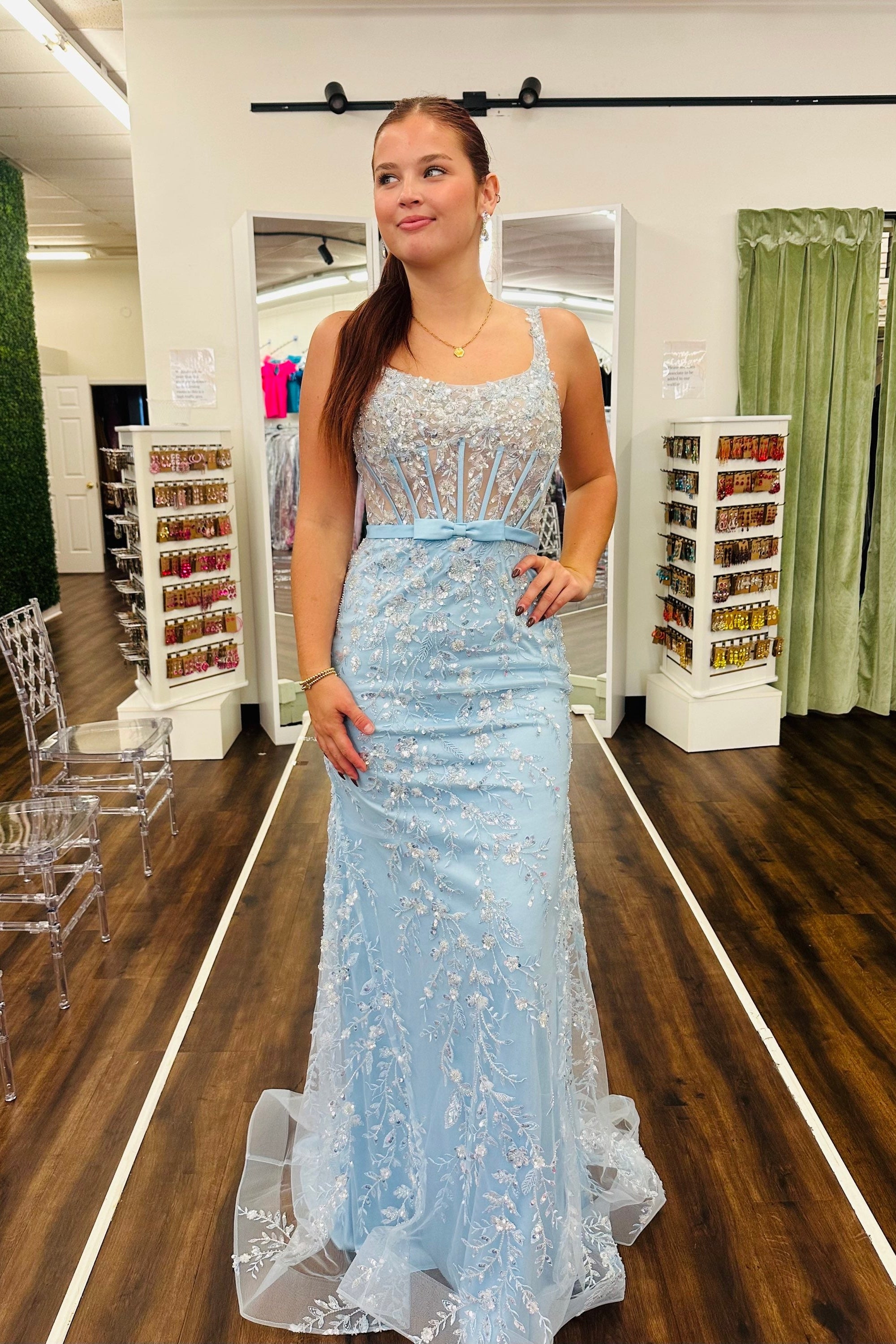 Sherri Hill 56989 Light Blue