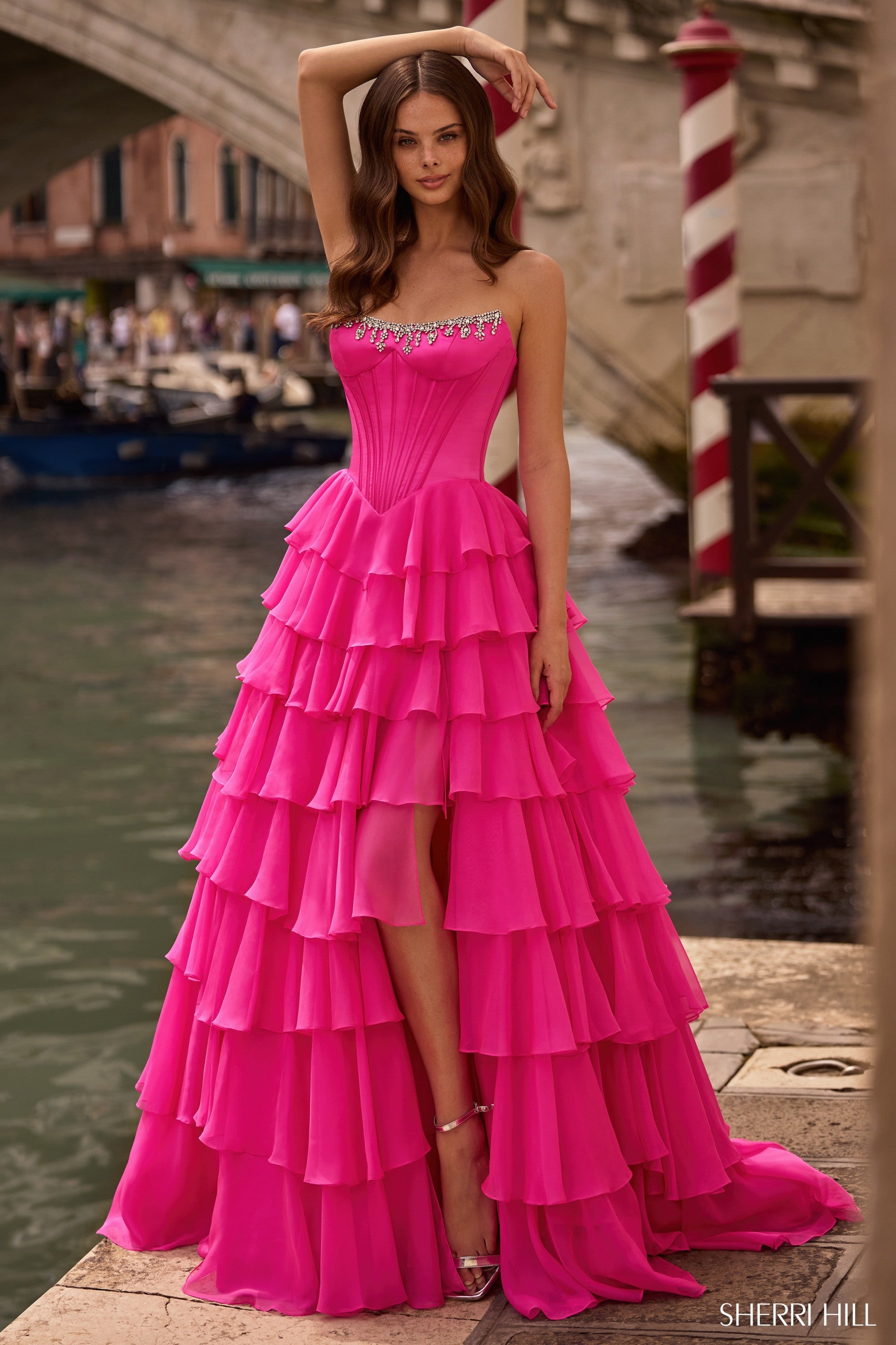 Sherri Hill 57581 Bright Fuchsia