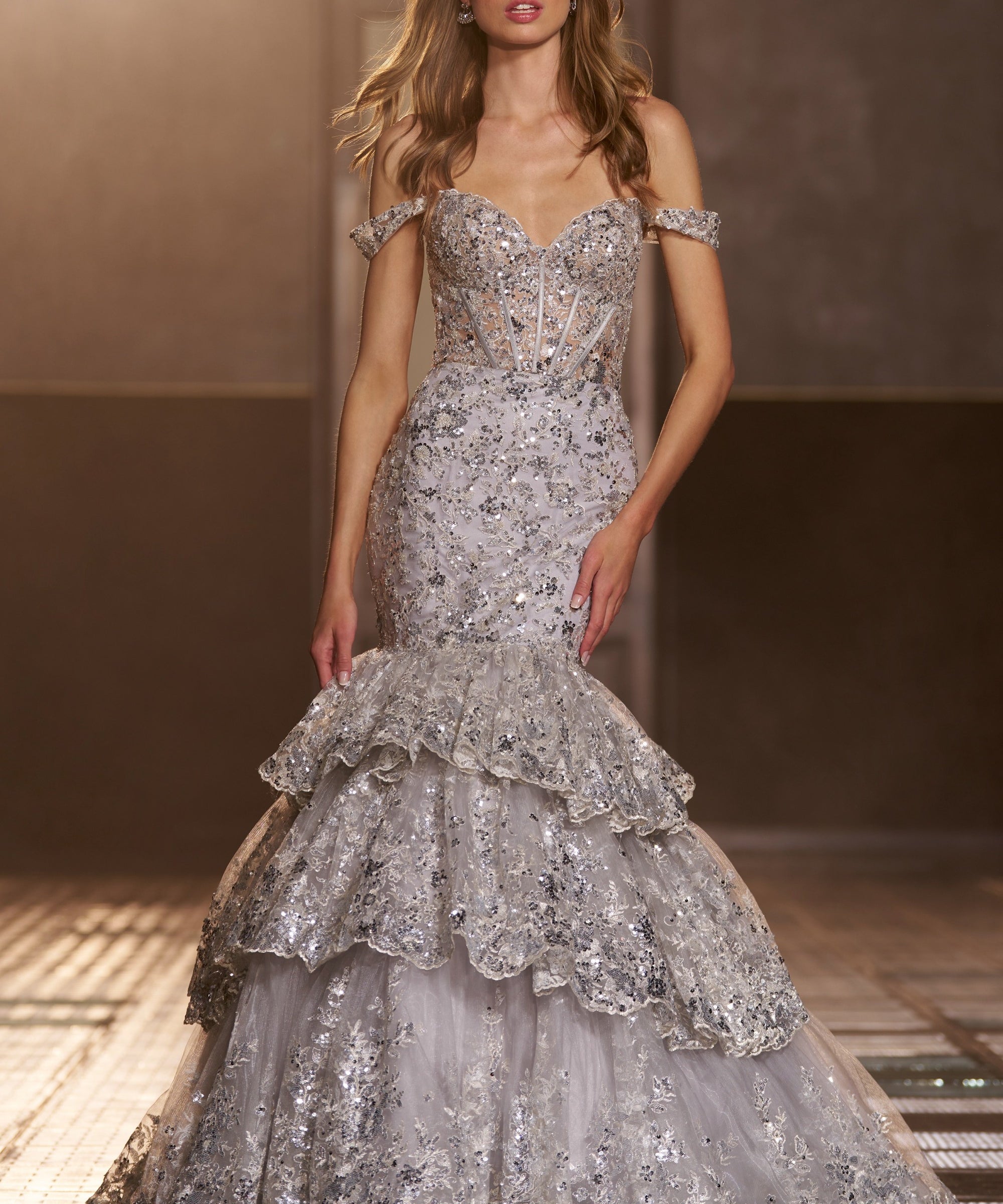 Sherri Hill 56687 Silver
