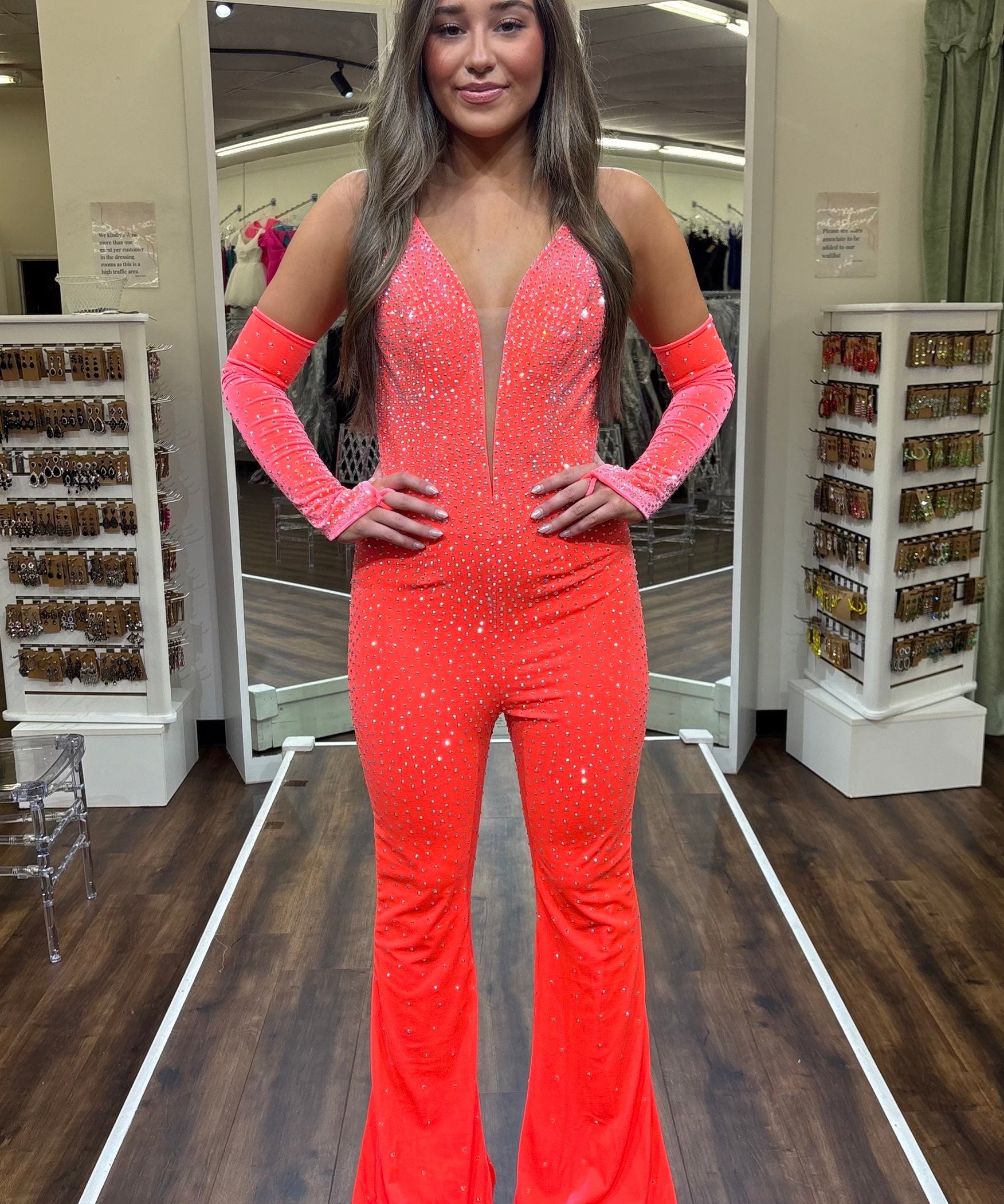 Johnathan Kayne 2741 One of a Kind Hot Coral