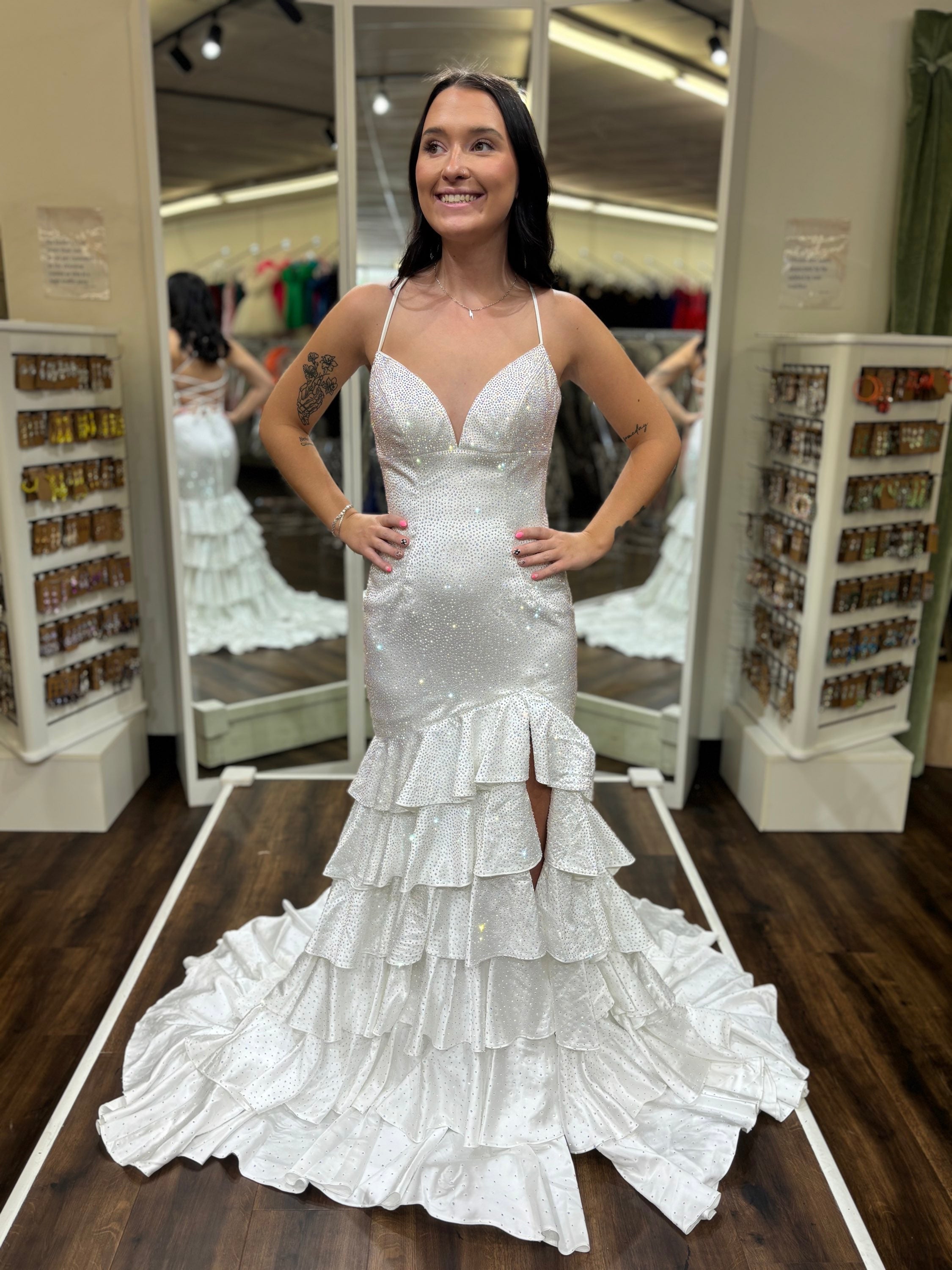 Sherri Hill 56529 Ivory