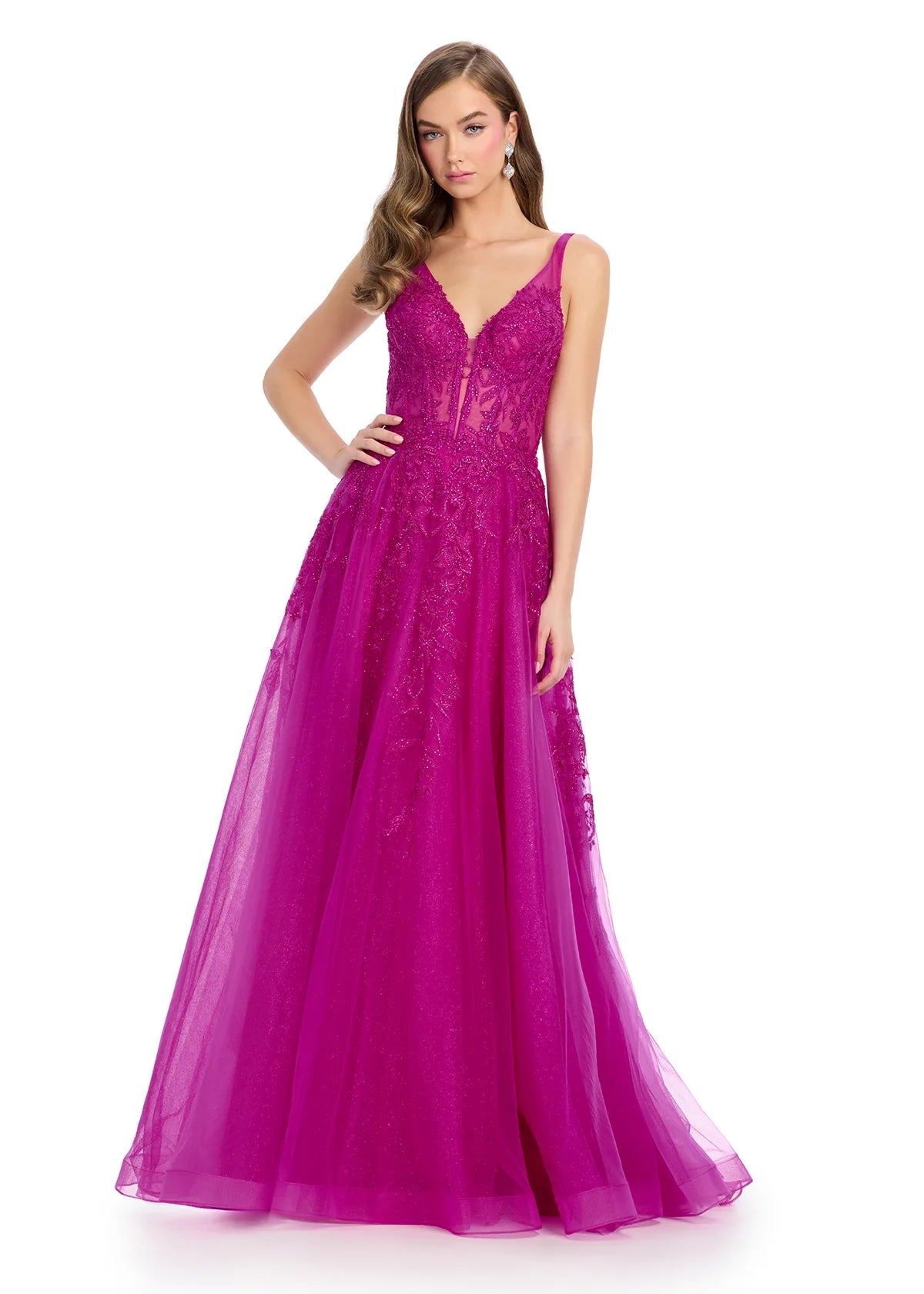 Ashley Lauren 11892 Raspberry