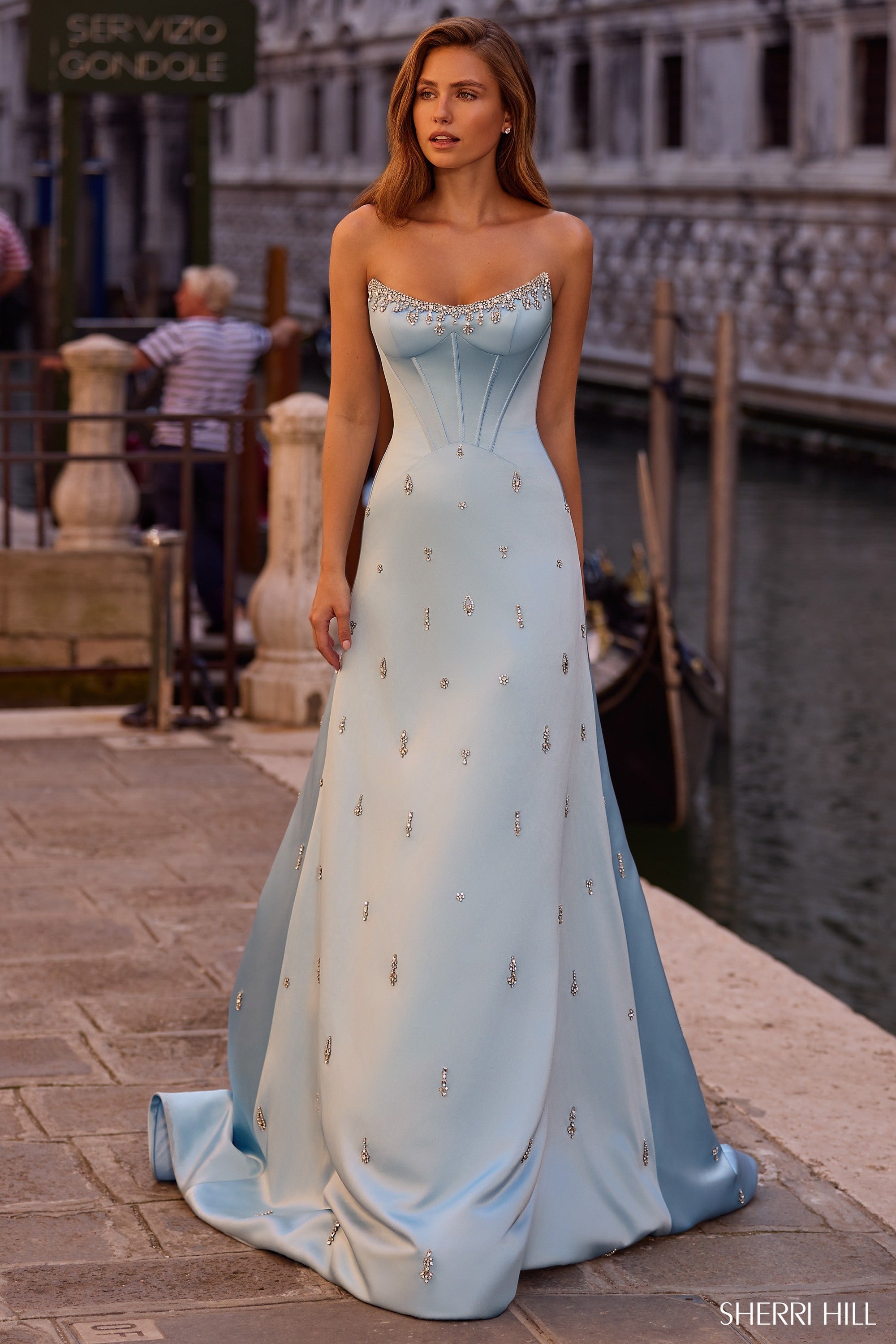 Sherri Hill 57584 Light Blue