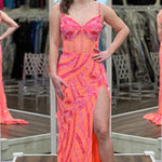 Ashley Lauren 11821 Hot Pink/Coral