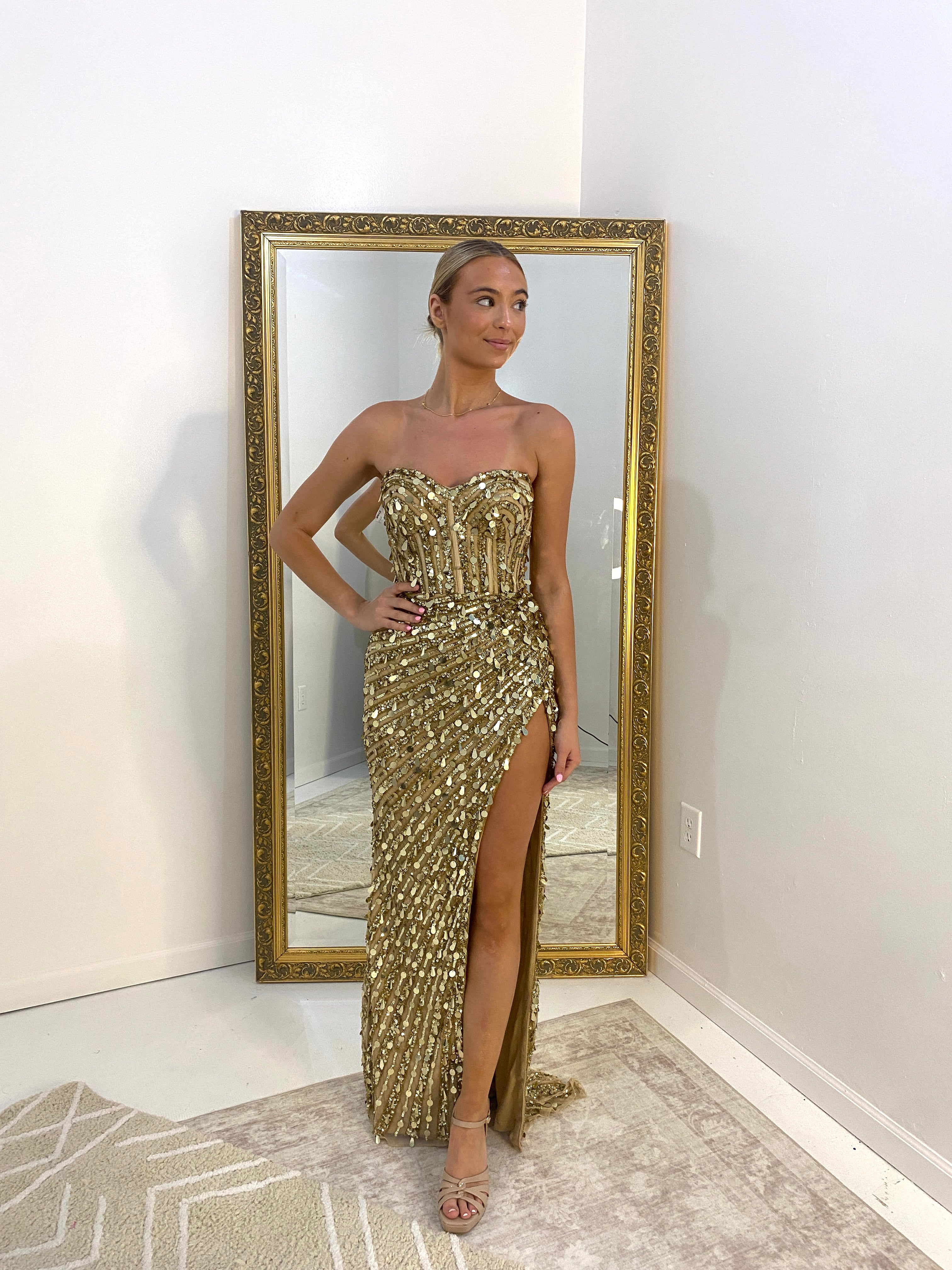 Jovani 46714 Gold