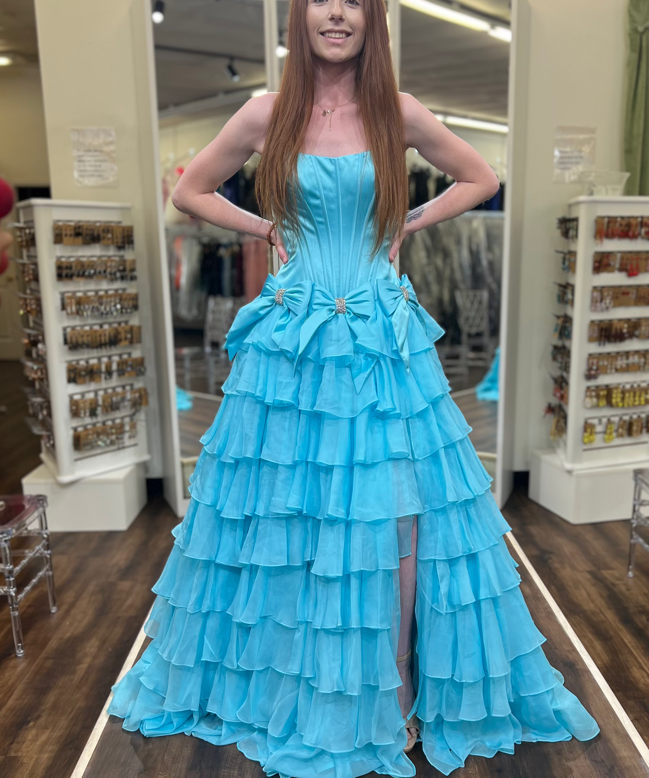 Sherri Hill 57225 Aqua