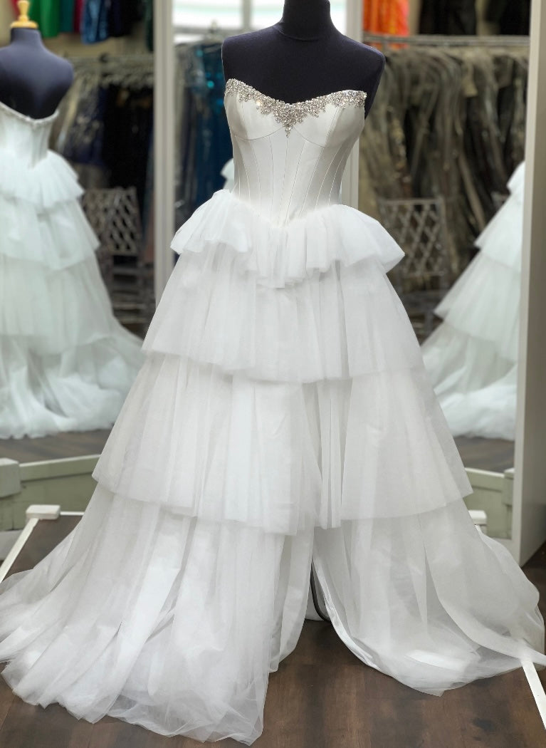 Sherri Hill 56147 Ivory