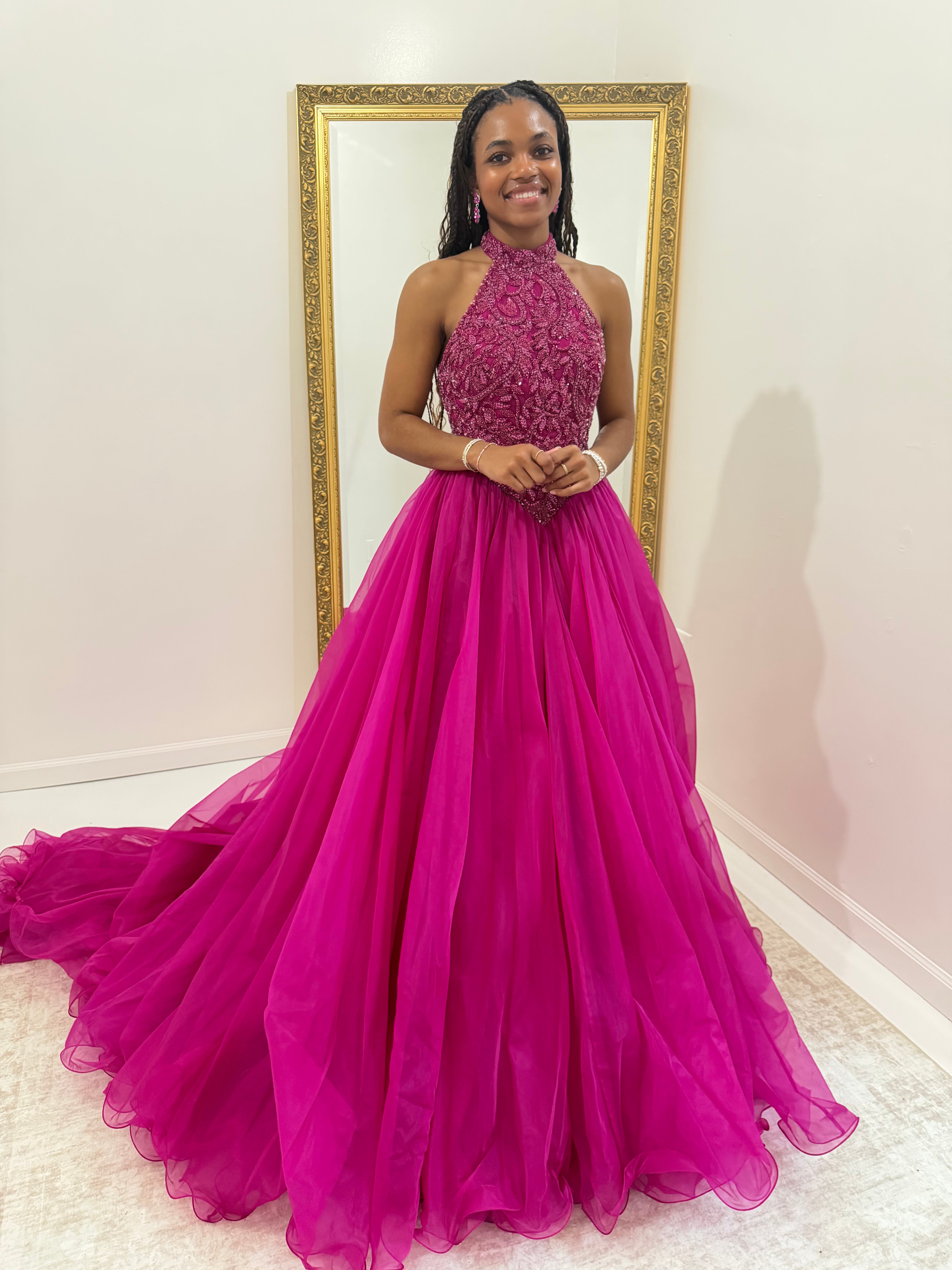 Sherri Hill 56140 Fuchsia