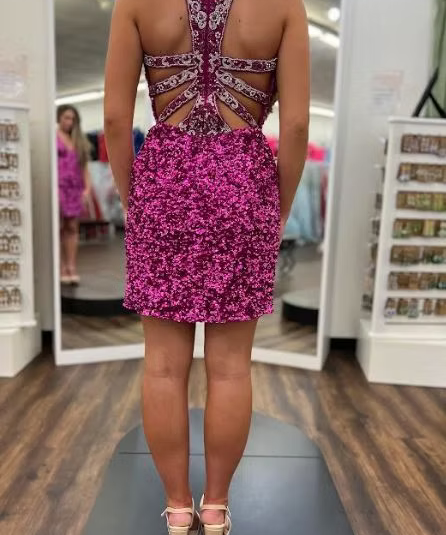 Sherri Hill 1602 Fuchsia
