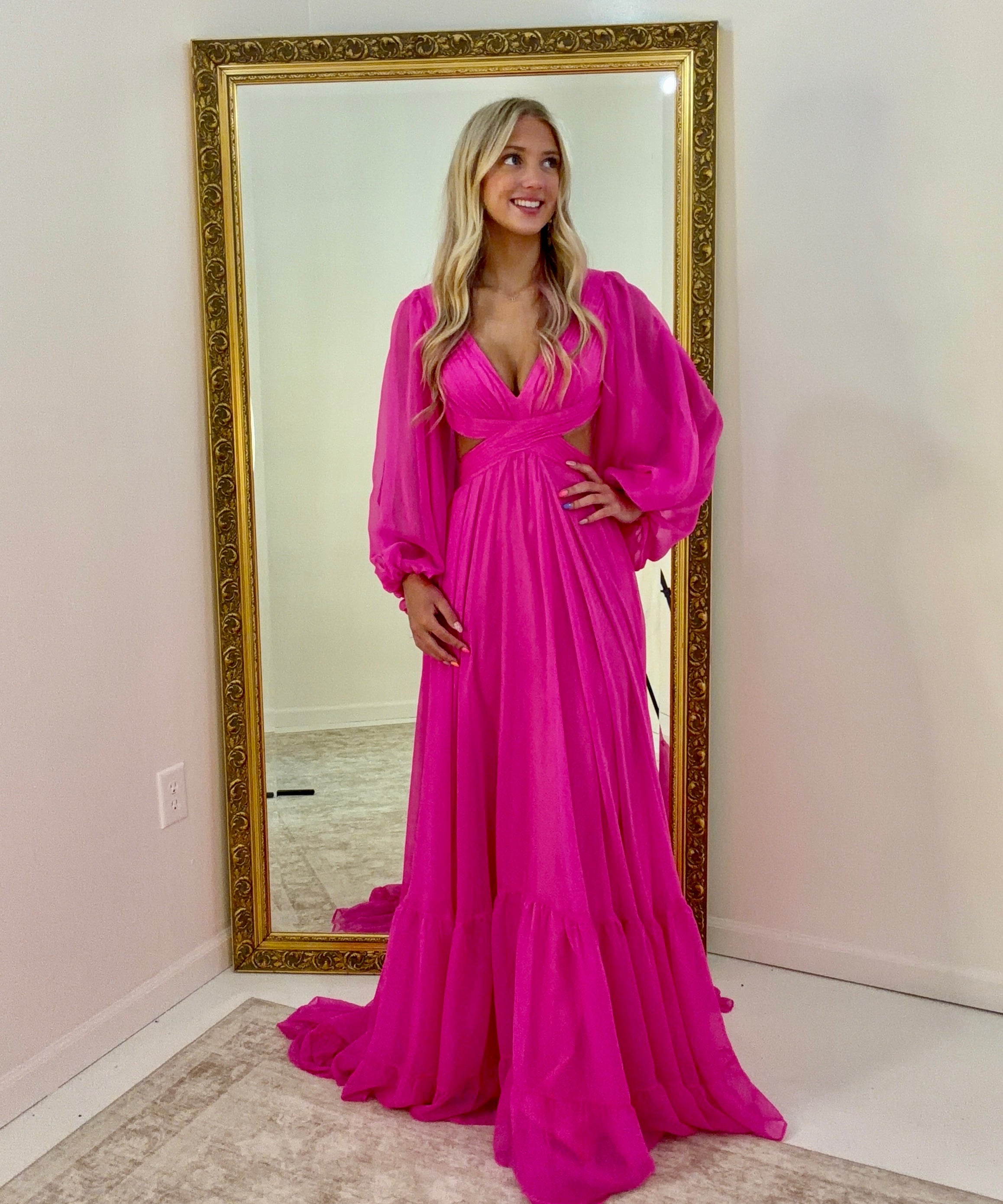 Jovani 23325 Hot Pink