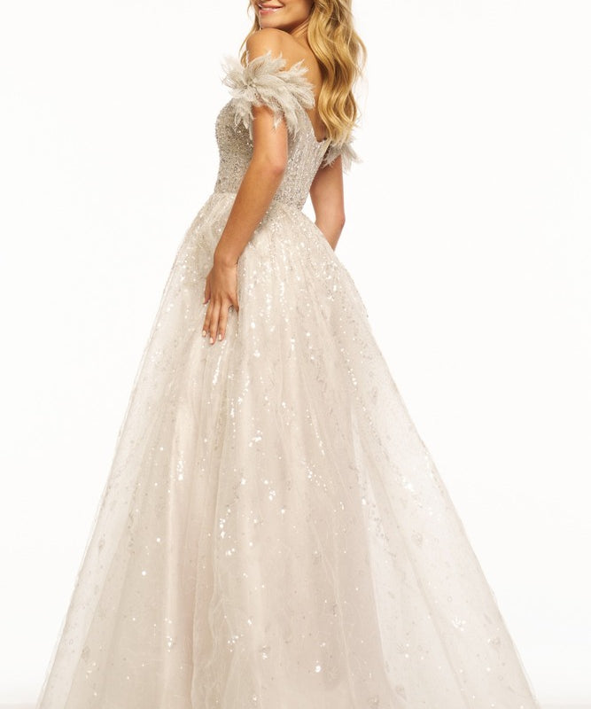 Sherri Hill 55880 Silver