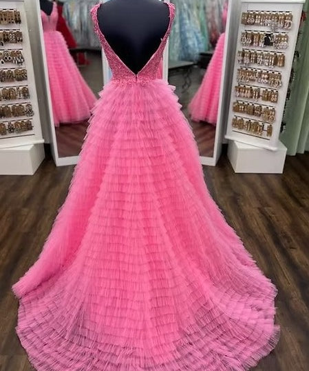 Sherri Hill 56086 Bright Pink