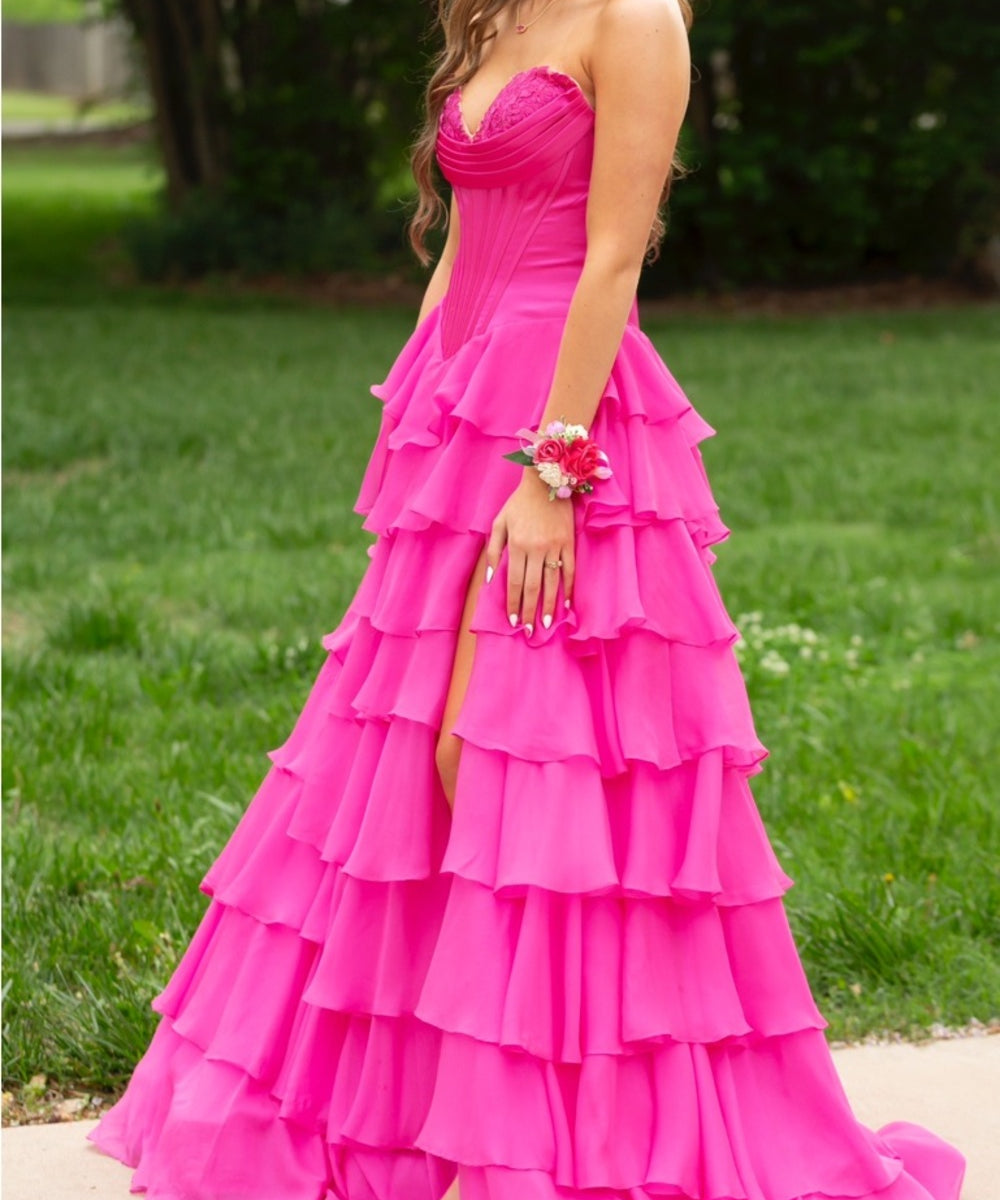 Sherri Hill 56911 Candy Pink