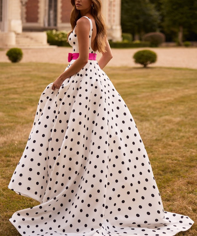 Sherri Hill 57748 Ivory/Black/Fuchsia