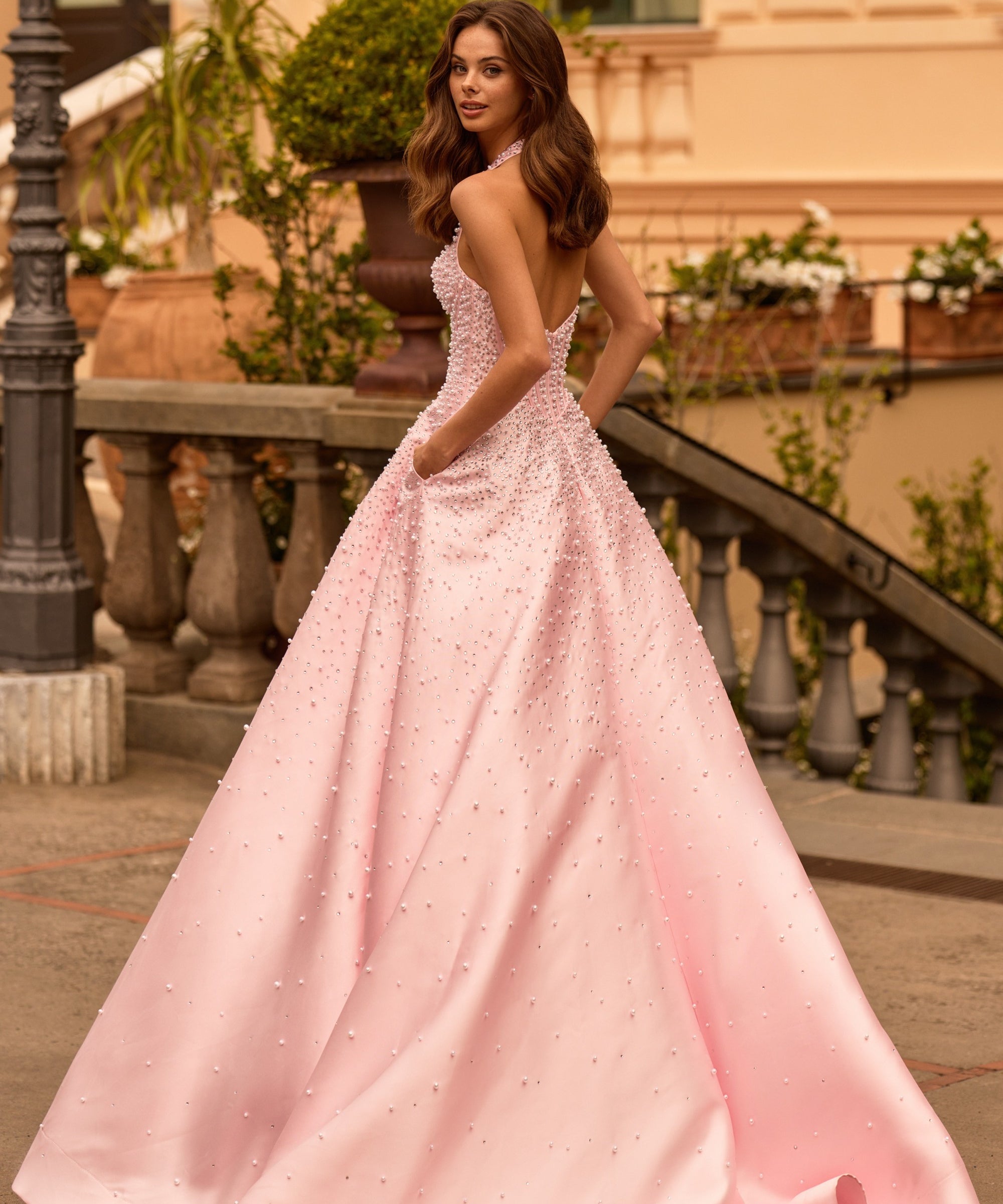 Sherri Hill 58096 Pink/Silver