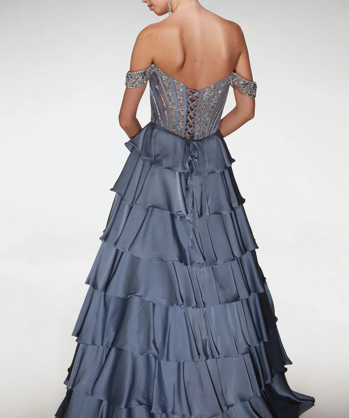 IN-STOCK Alyce 62035 French Blue Women's Formal Gown