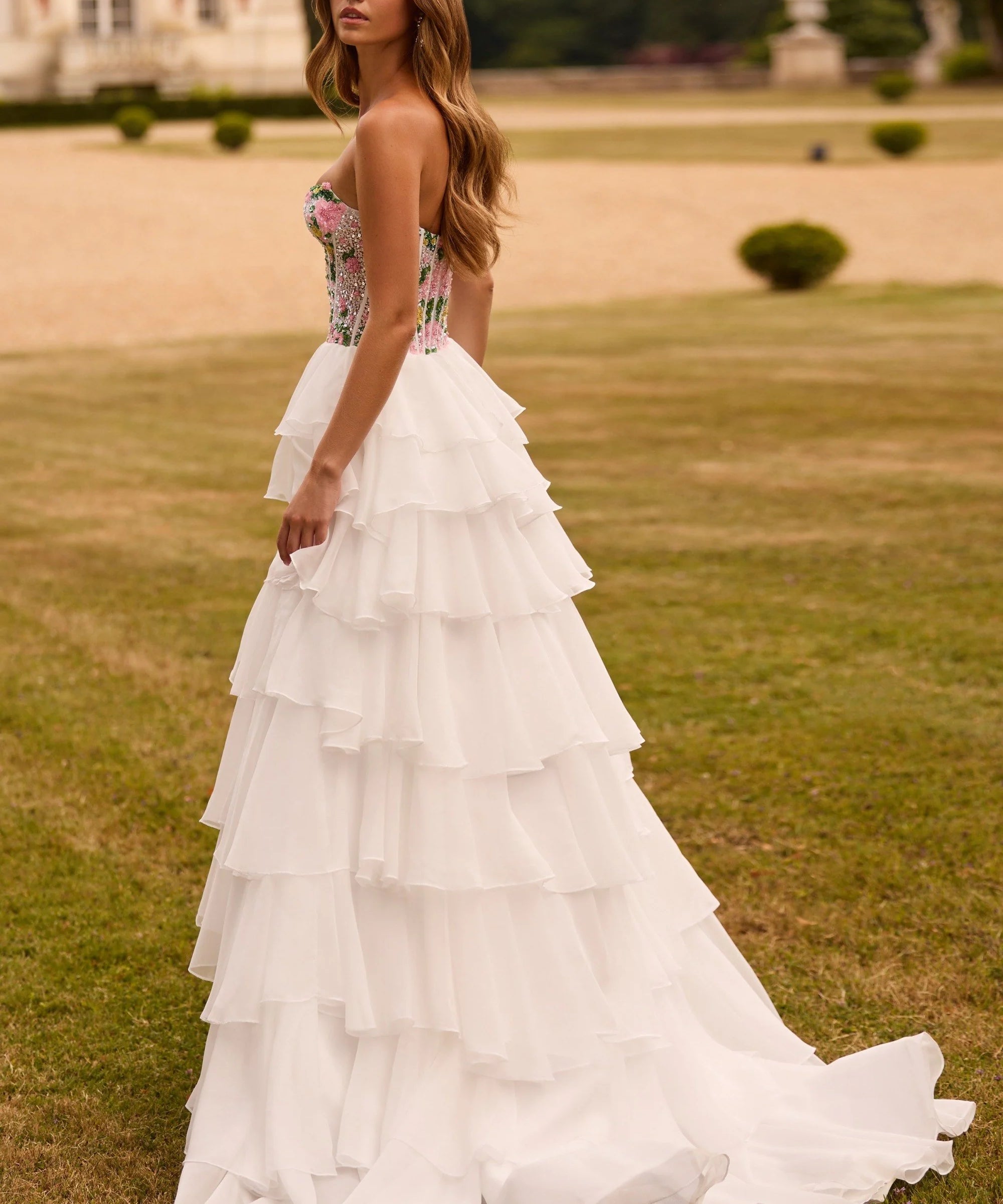 Sherri Hill 57750 Ivory/Multi