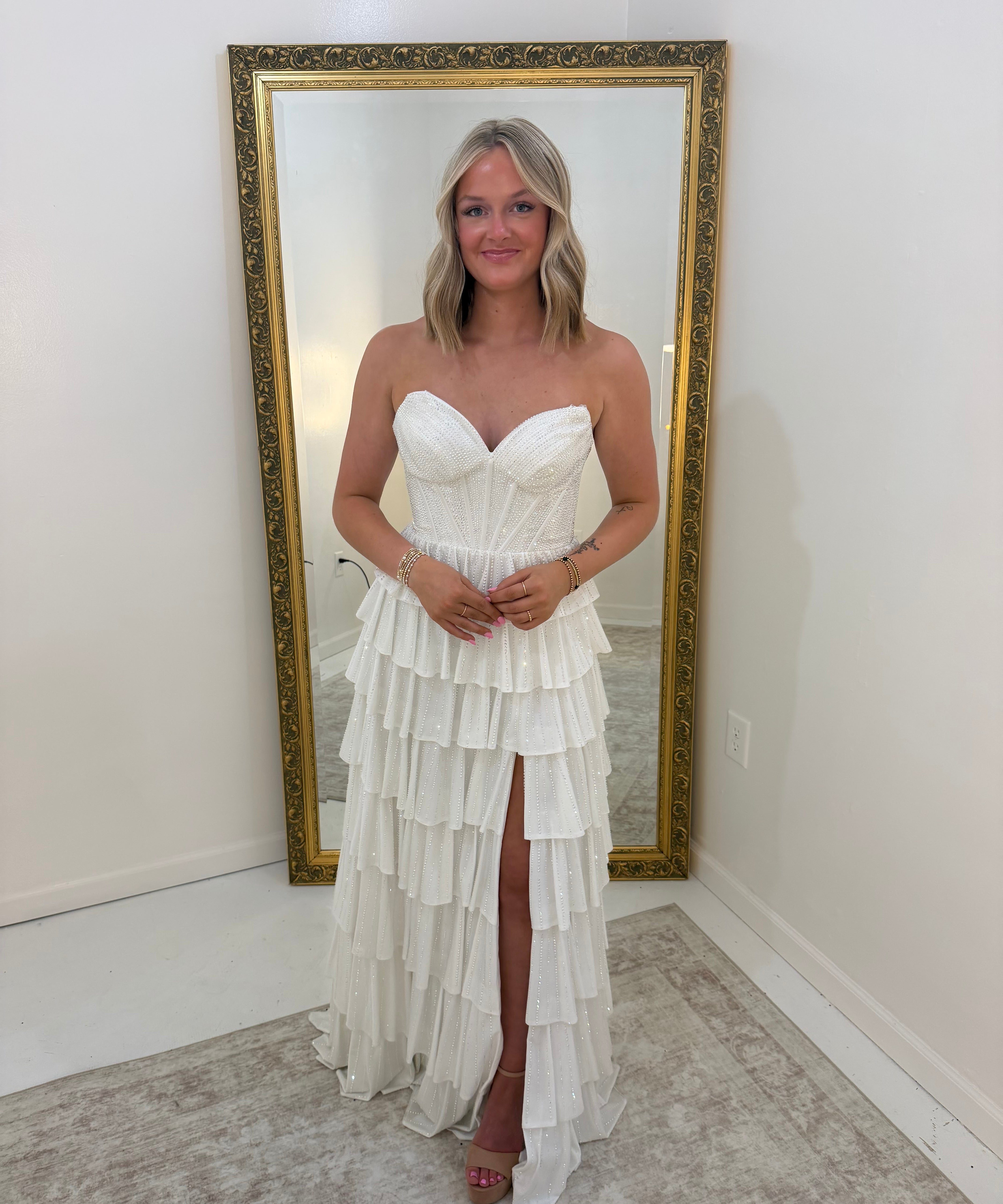 Sherri Hill 56675 Ivory