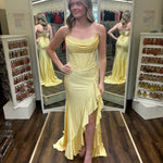 Sherri Hill 56992 Yellow