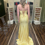 Sherri Hill 56992 Yellow