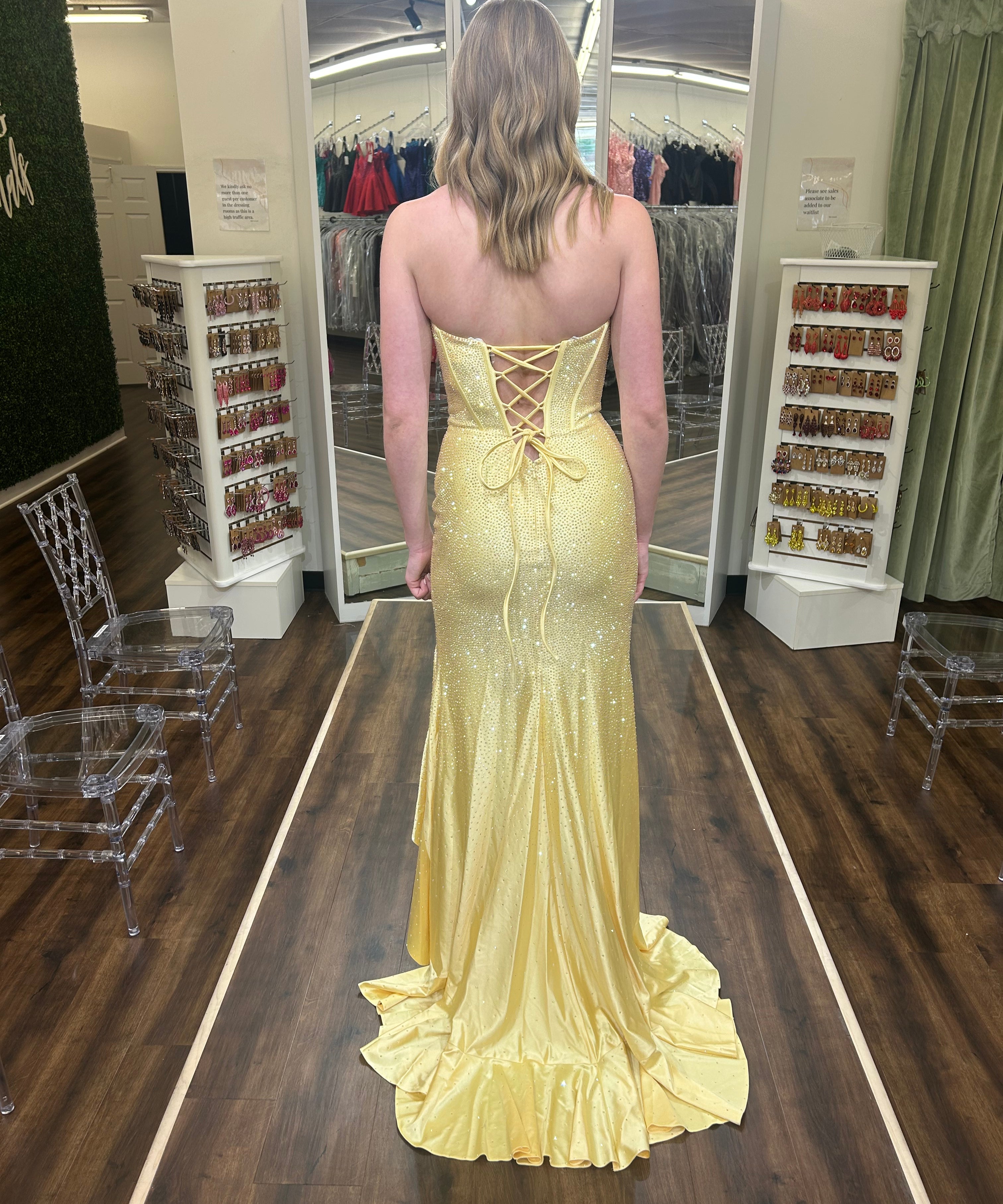 Sherri Hill 56992 Yellow