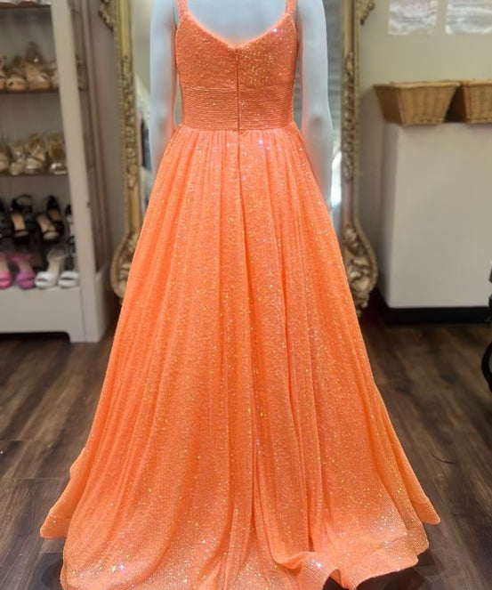 Sherri Hill K55073 Orange