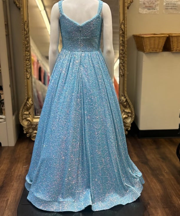 Sherri Hill K55073 Light Blue
