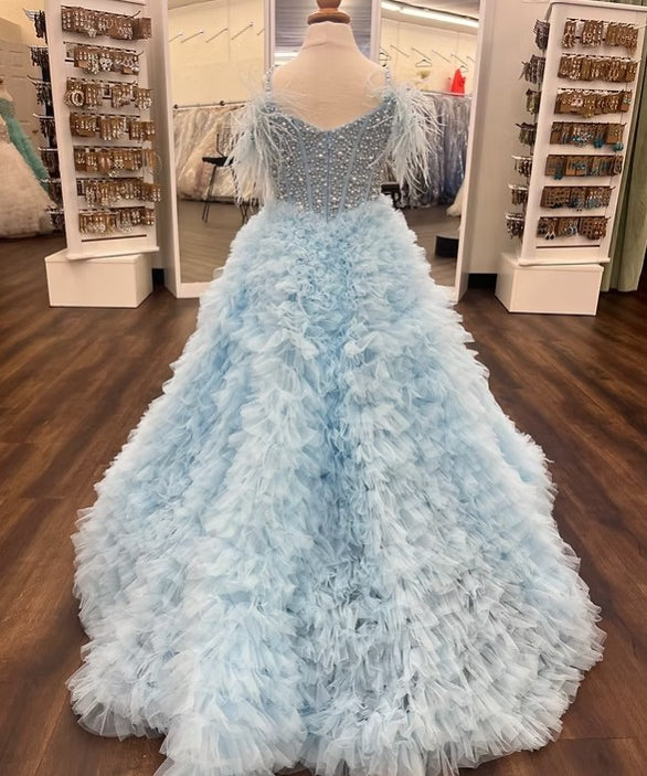 Sherri Hill K55495 Light Blue