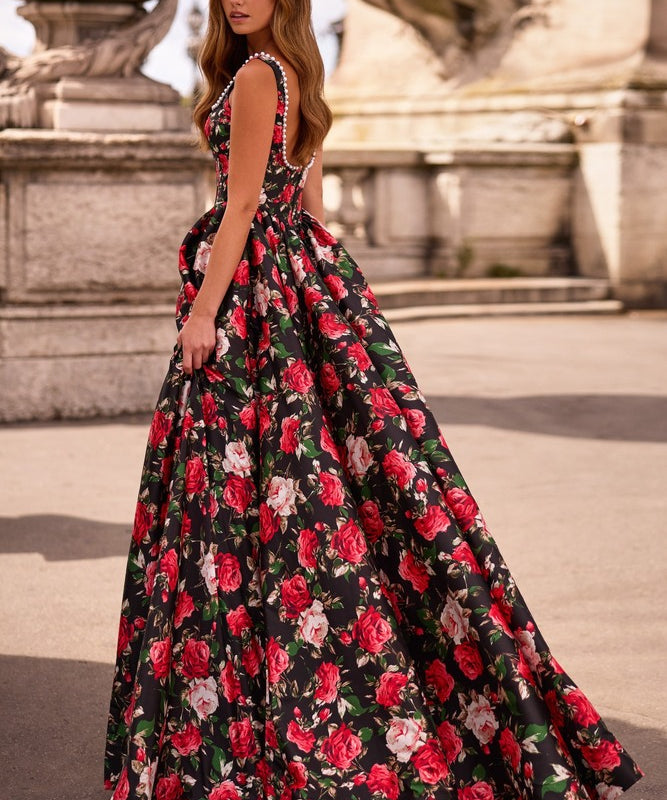 Sherri Hill 57725 Black Print
